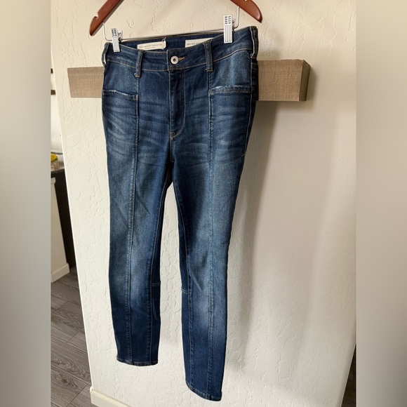 Pilcro and the letterpress|Anthro high rise denim leggings,medium wash jeans••28 - Picture 9 of 16